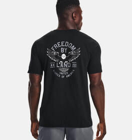 Under Armour T-Shirt in Black with Freedom By Land design